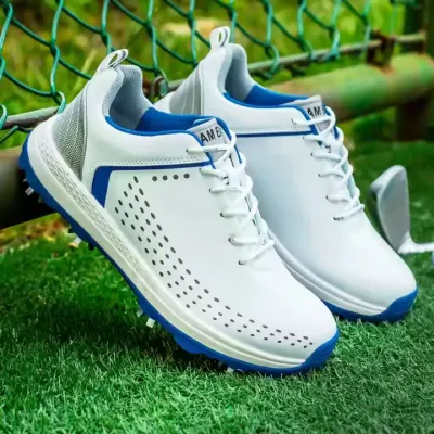 LEATHER SPIKE SPORT GOLF SHOES